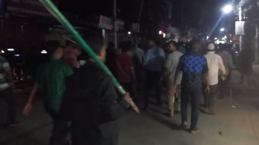হবিগঞ্জে পুলিশের সঙ্গে বিএনপির ধাওয়া-পাল্টা ধাওয়া, গাড়ি ভাঙচুর