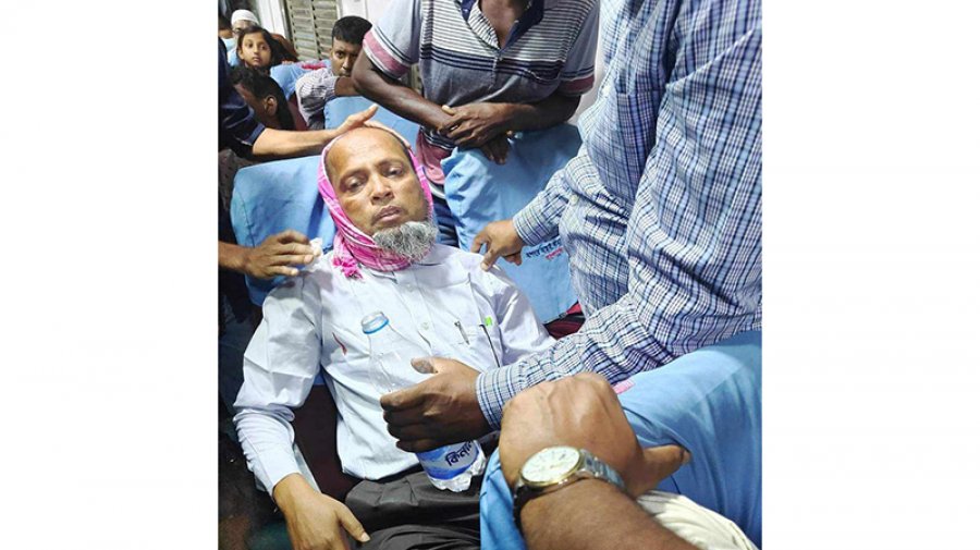 ব্রাহ্মণবাড়িয়ায় কালনী এক্সপ্রেসে হামলা