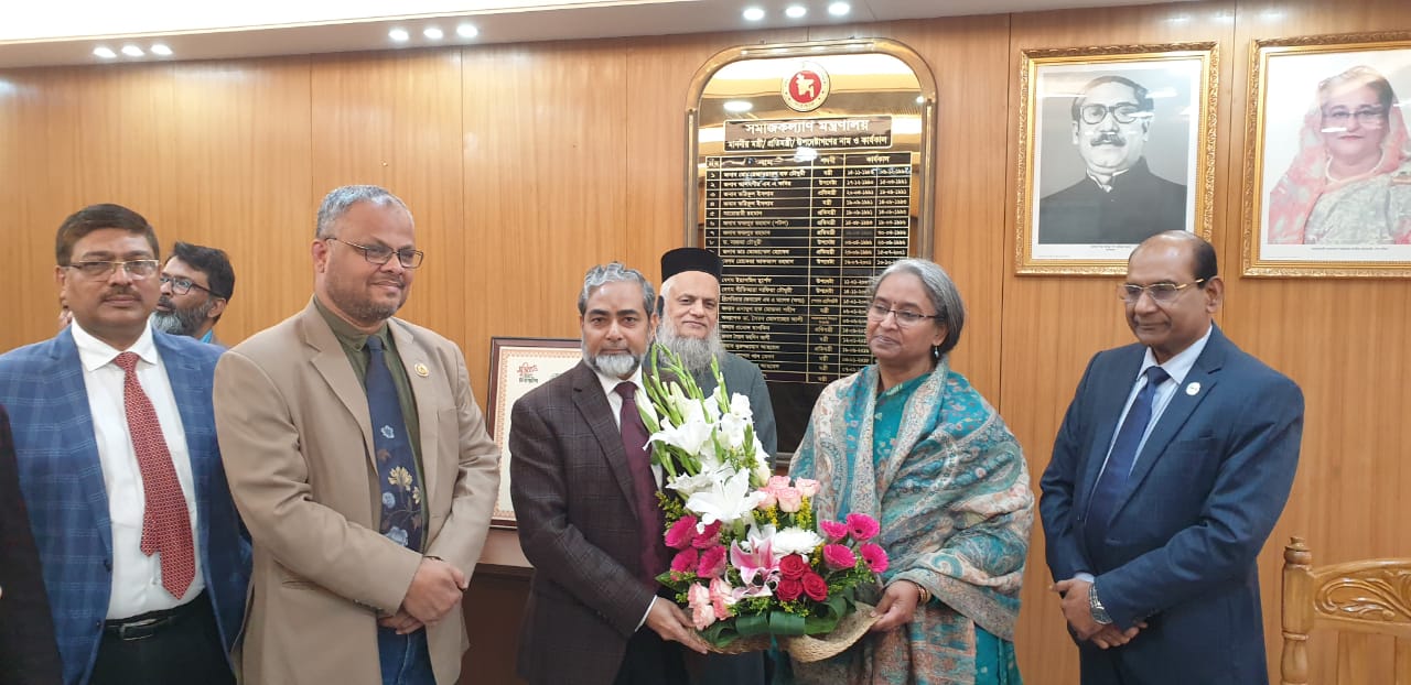 সমাজকল্যাণ মন্ত্রণালয়ের দায়িত্ব নিলেন ডা. দীপু মনি