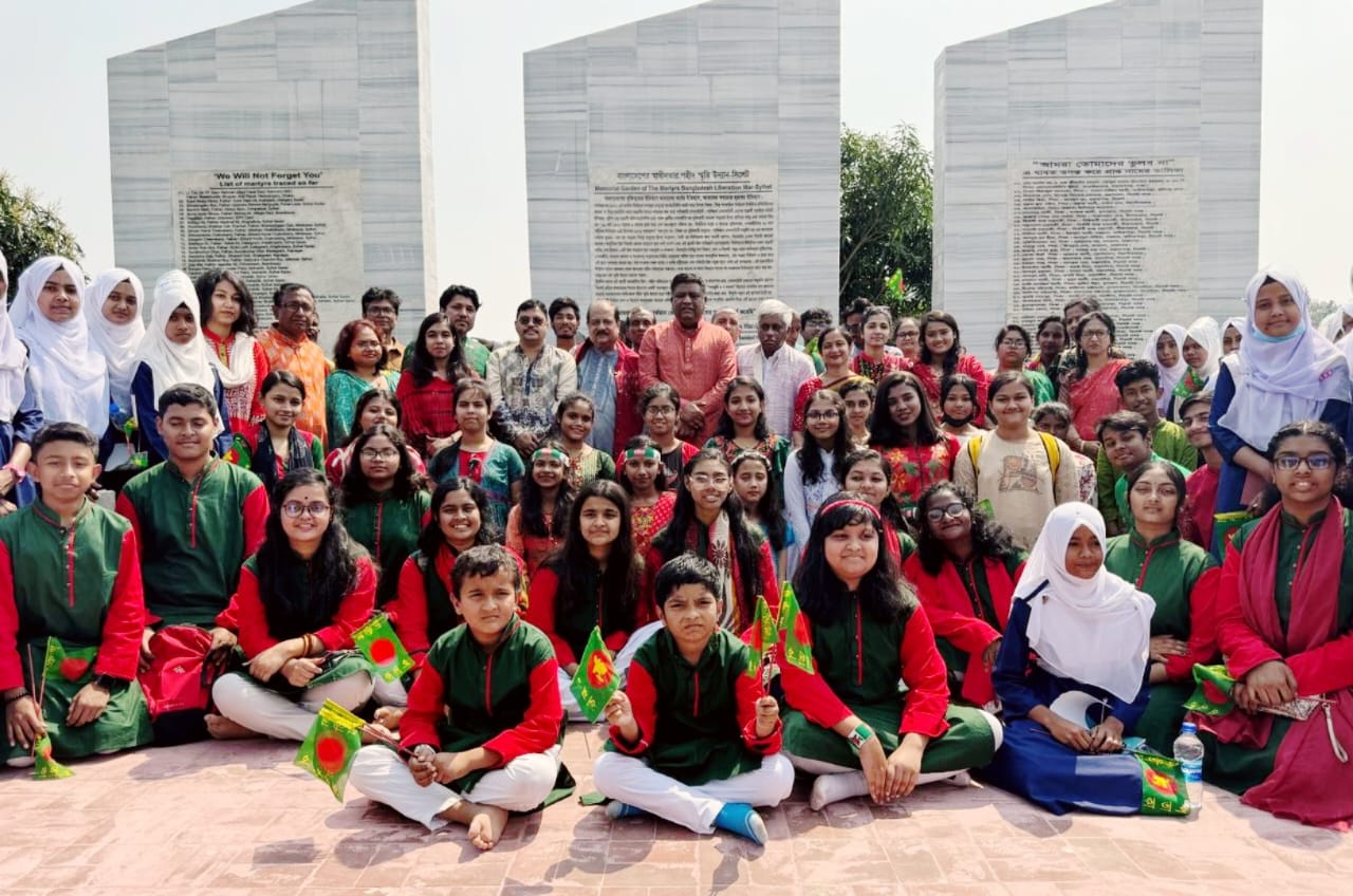 সিলেটে সালুটিকর বধ্যভূমিতে স্বাধীনতার মাসের সূচনায় শ্রদ্ধা নিবেদন
