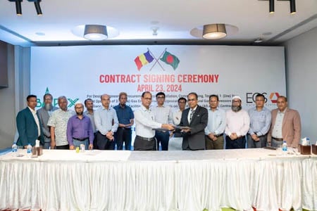 বাপেক্স ও এস.সি ইউরো গ্যাস সিস্টেমস এস.আর.এল রোমানিয়ার মধ্যে চুক্তি