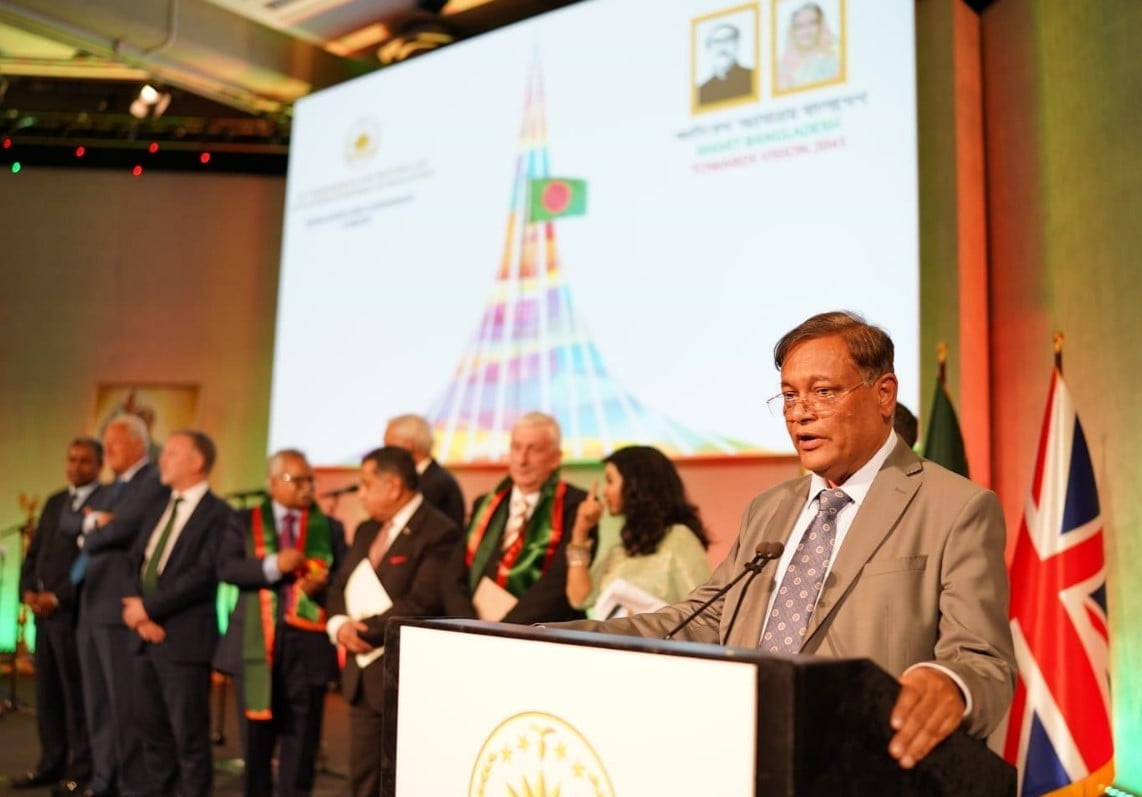 বিশ্বশান্তি প্রতিষ্ঠা ও গাজা,ইউক্রেন যুদ্ধ বন্ধে যুক্তরাজ্যকে পাশে চায় বাংলাদেশ : পররাষ্ট্রমন্ত্রী 